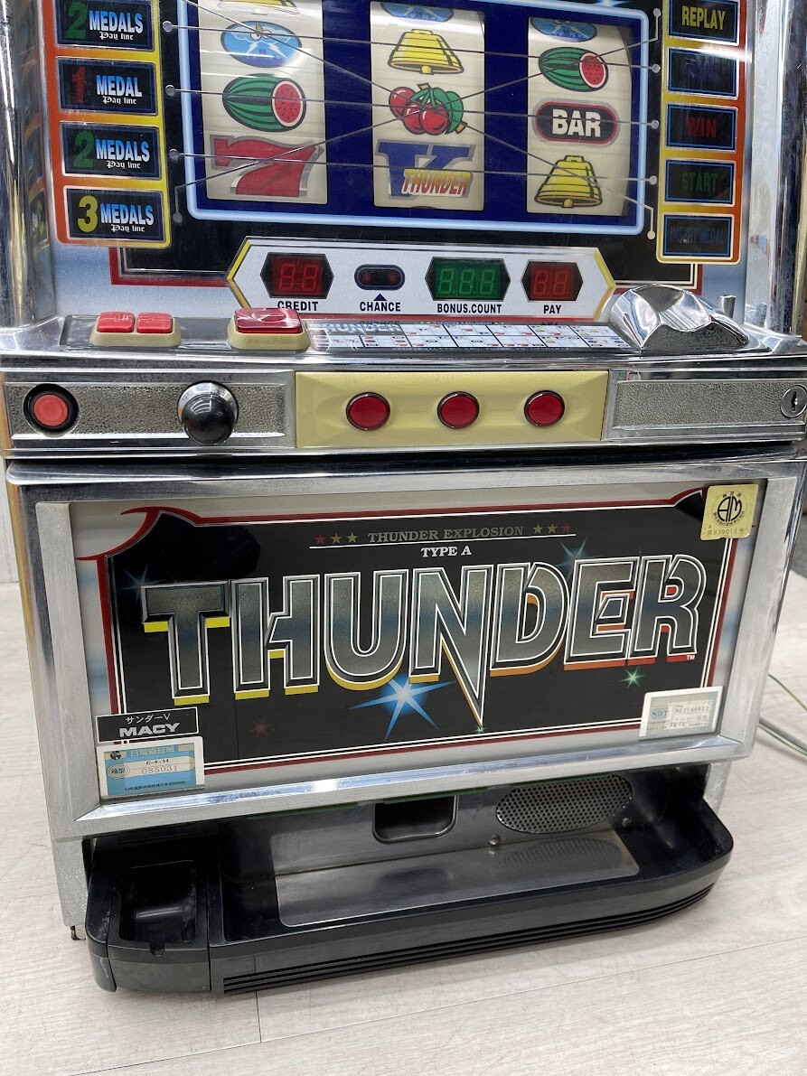 レトロ スロット台 パチスロ サンダーV 株式会社MACY 【公式通販】
