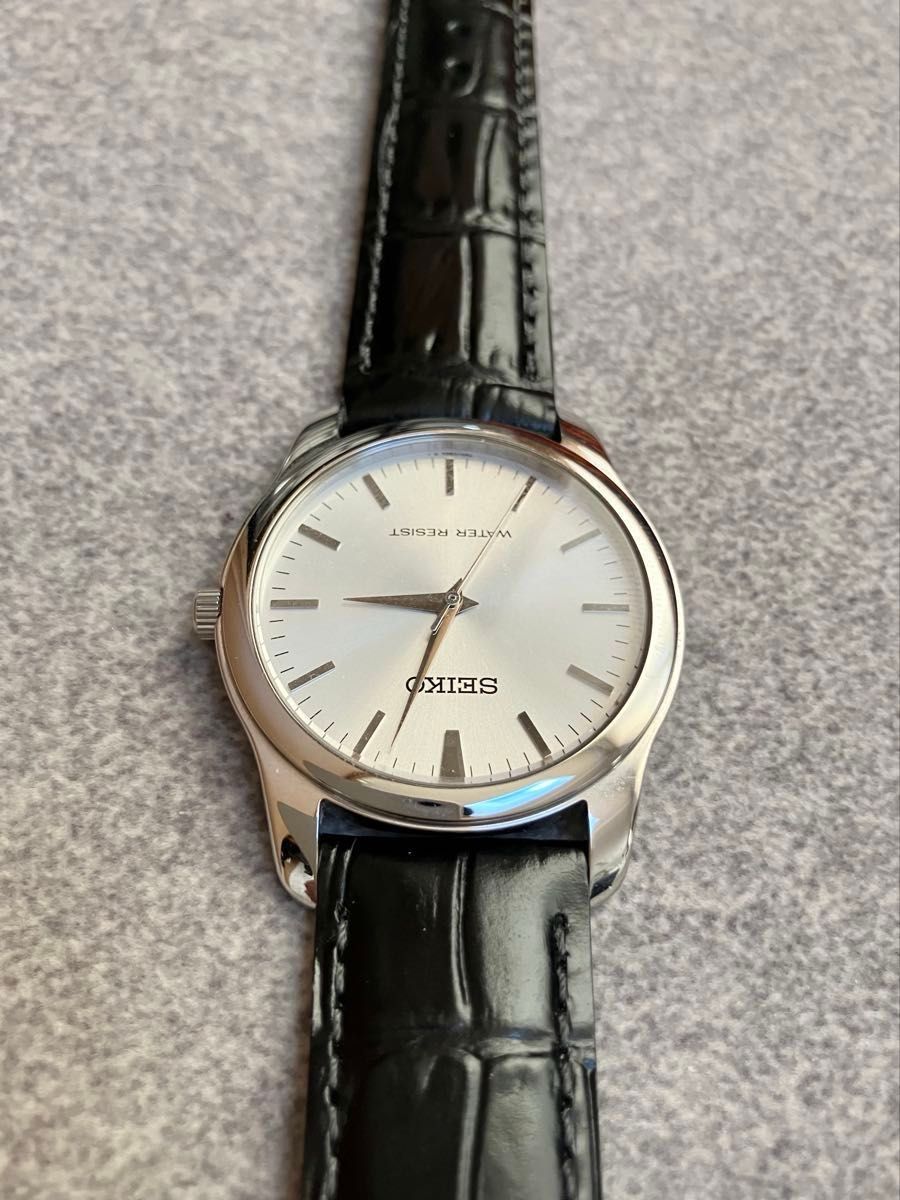 極美品】SEIKO クォーツ腕時計 シルバー/ブラック SCXP031｜Yahoo