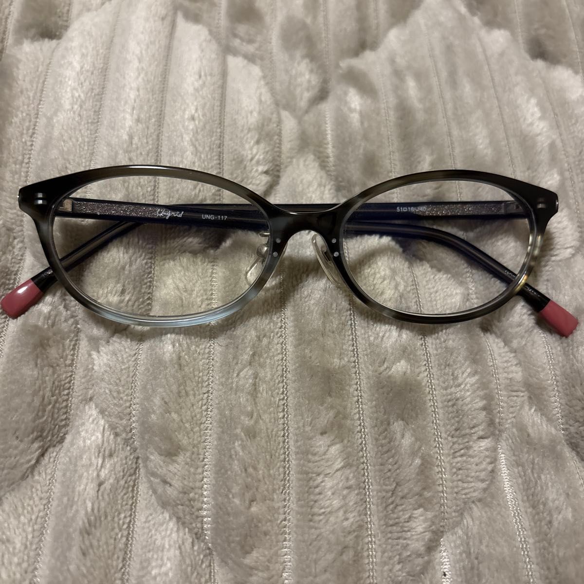 眼鏡市場 ブルーライトカットメガネ ブラック×ピンク 【公式通販】