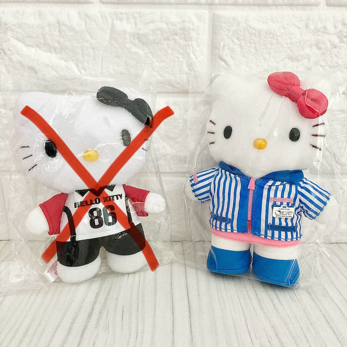 未使用/美品 レトロ ハローキティ ユニフォーム 制服 ローソン