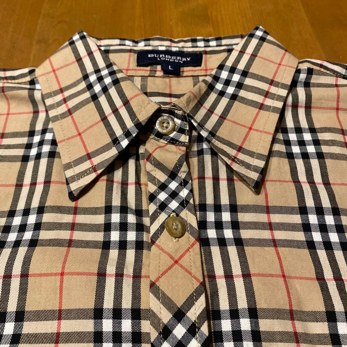 Burberry ノバチェック柄 長袖レディースシャツ L 長袖シャツ チェック