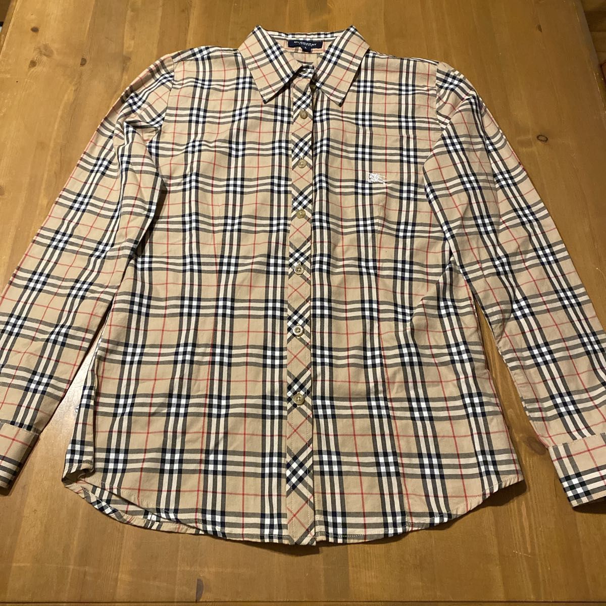 Burberry ノバチェック柄 長袖レディースシャツ L 長袖シャツ チェック