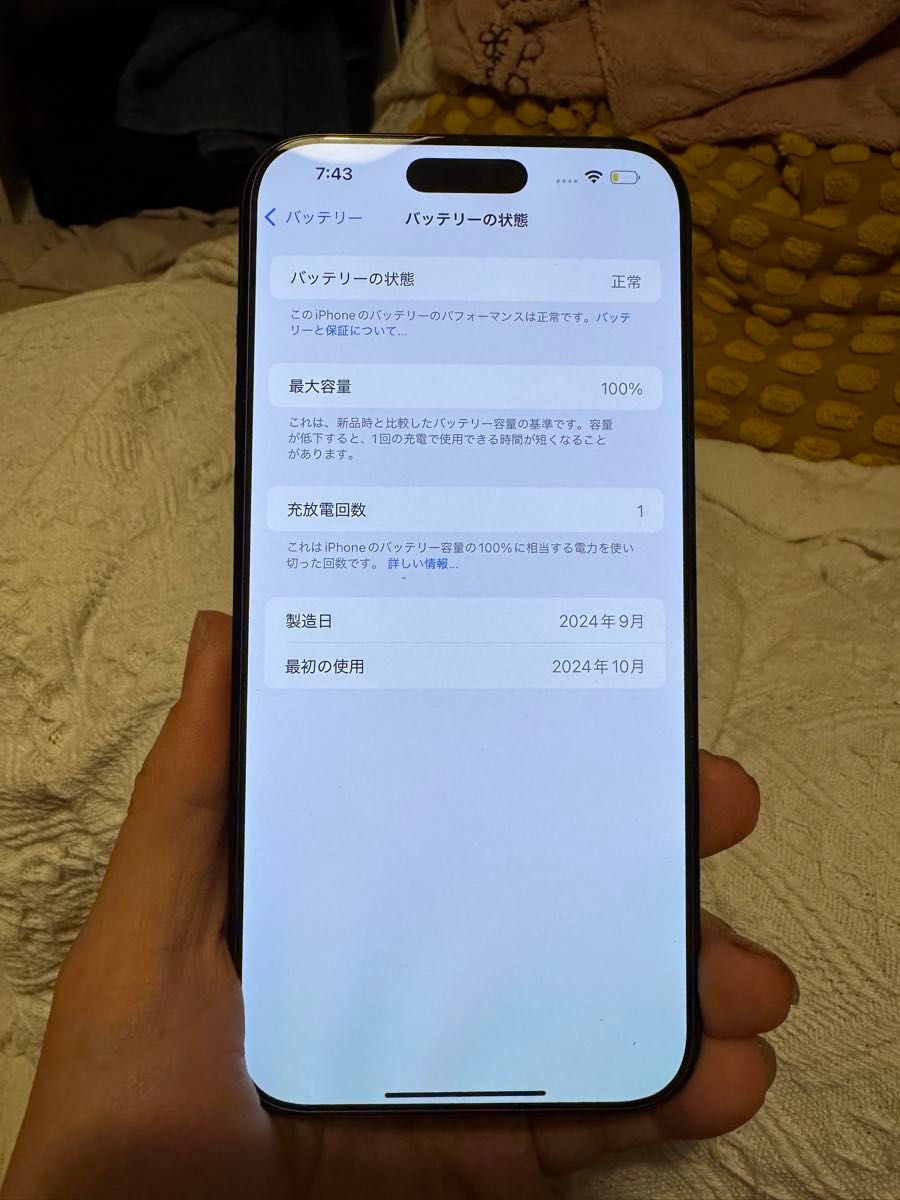 アメリカ版 iPhone 16 Pro Max 256gb，AppleCare+ ある 16 promax，極