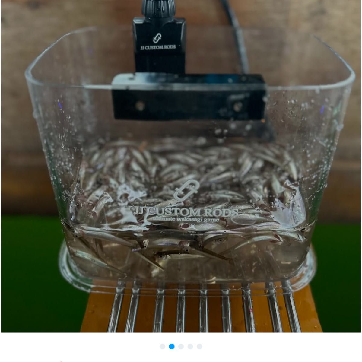 新品・未使用・未開封】jj custom rods ライブボックス 活かし水槽