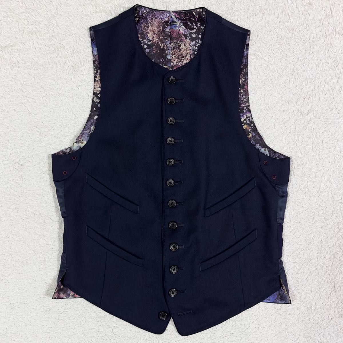 美品/Paul Smith COLLECTION ポールスミス スーツベスト ジレ 裏地総柄