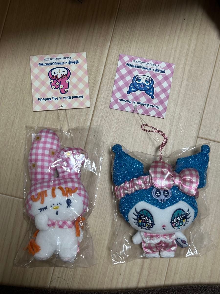 2体セット】胸キュン展 サンリオ マイメロ クロミ グッズ キーホルダー