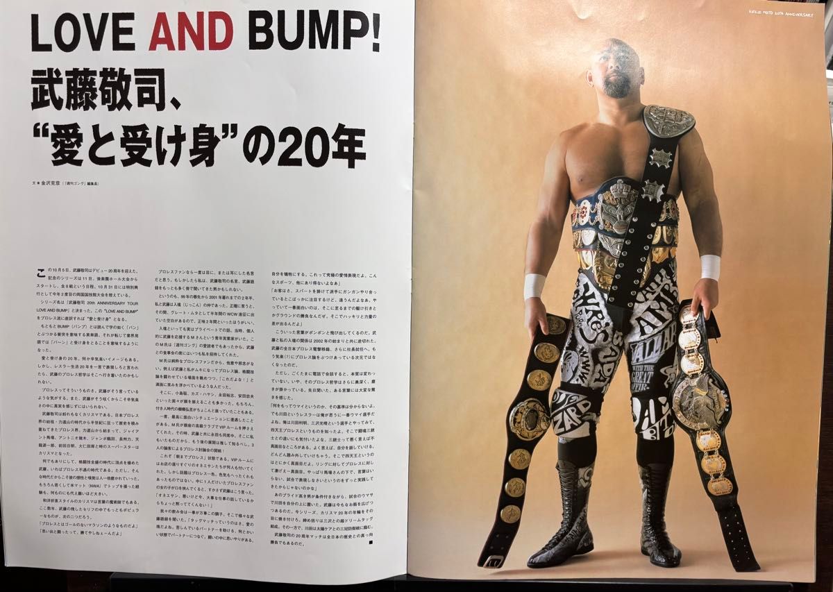 武藤敬司 20周年記念大会 興行 20th ANNIVERSARY LOVE AND BUMP