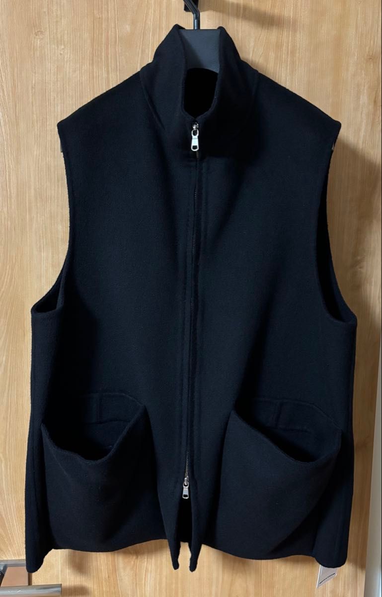 新品 24AW MAATEE&SONS Cashmere W-Face Vest River サイズ2 カシミヤ