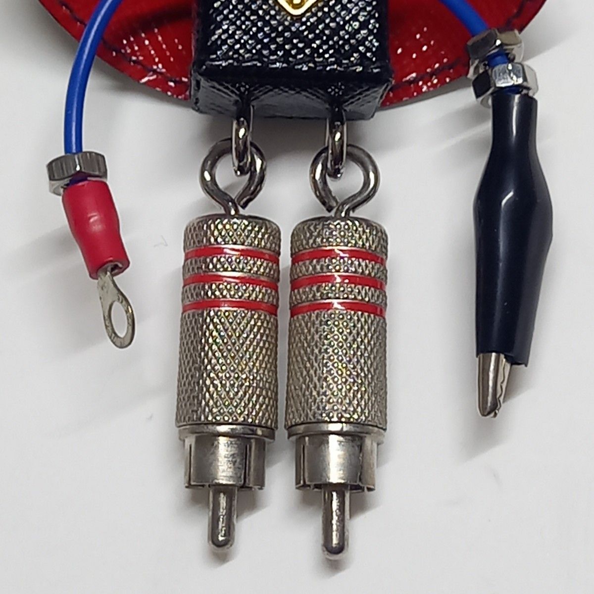 PRADA 美品 プラダ ドラキュラ ロボット キーホルダー キーリング