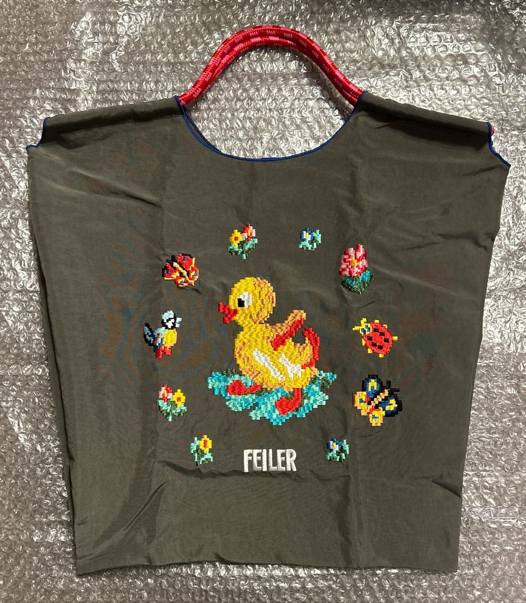 ボールアンドチェーン FEILER フェイラー タイプ 刺繍 アヒル グレー M