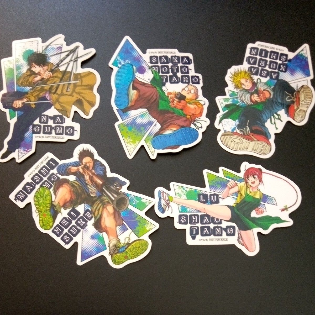 SAKAMOTO DAYS サカモトデイズ ステッカー 全5種セット 未使用 非売品