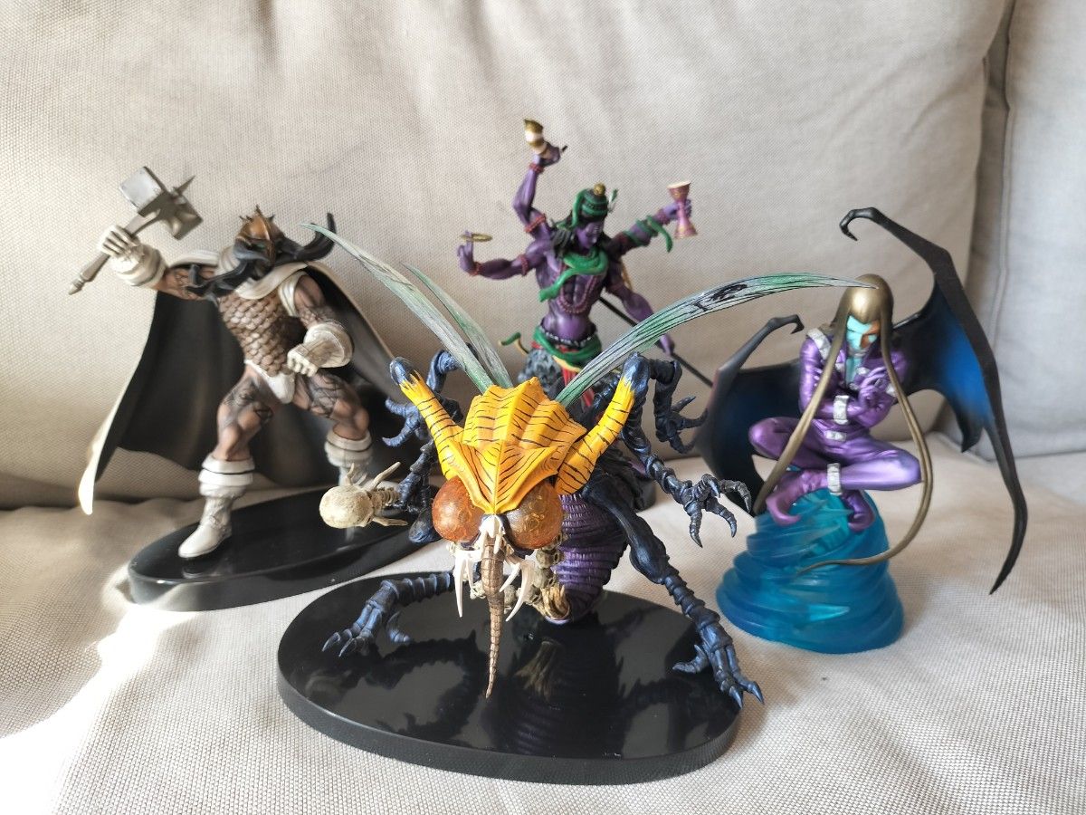 真・女神転生 リアルフィギュア ベルゼブブ シヴァ トール ロキ 4体