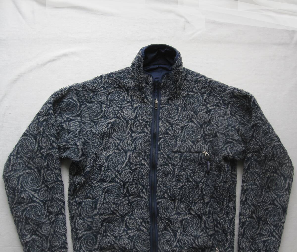 98 パタゴニア グリセード (M) 渦巻 / USA製 / リバーシブル / パイル