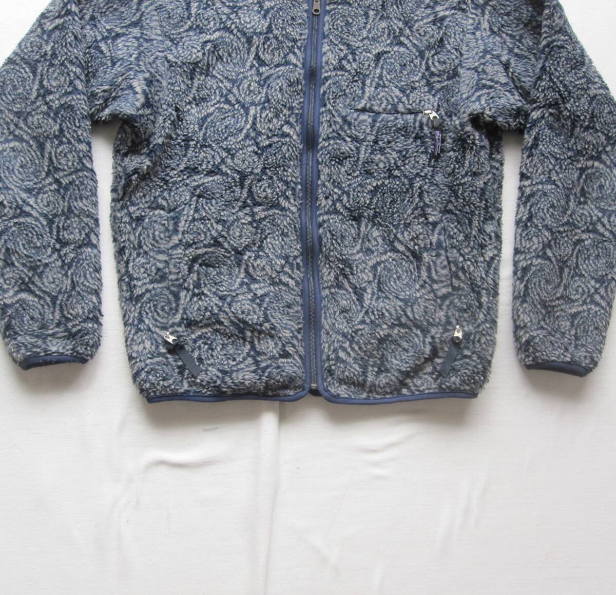 98 パタゴニア グリセード (M) 渦巻 / USA製 / リバーシブル / パイル