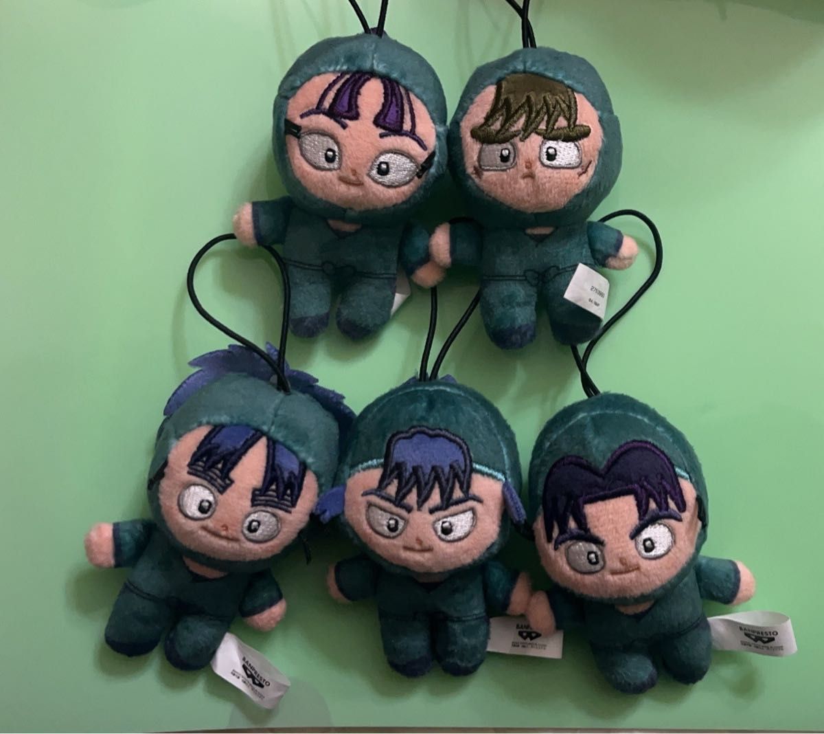 劇場版 忍たま乱太郎 ほわぬい ぬいぐるみ マスコット 6年生 5種セット