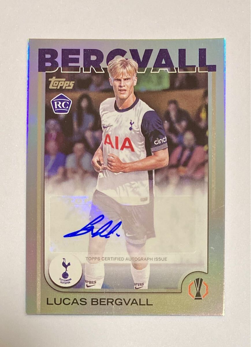 Yahoo!オークション - 直筆サイン ベリヴァル Lucas Bergvall Tottenha
