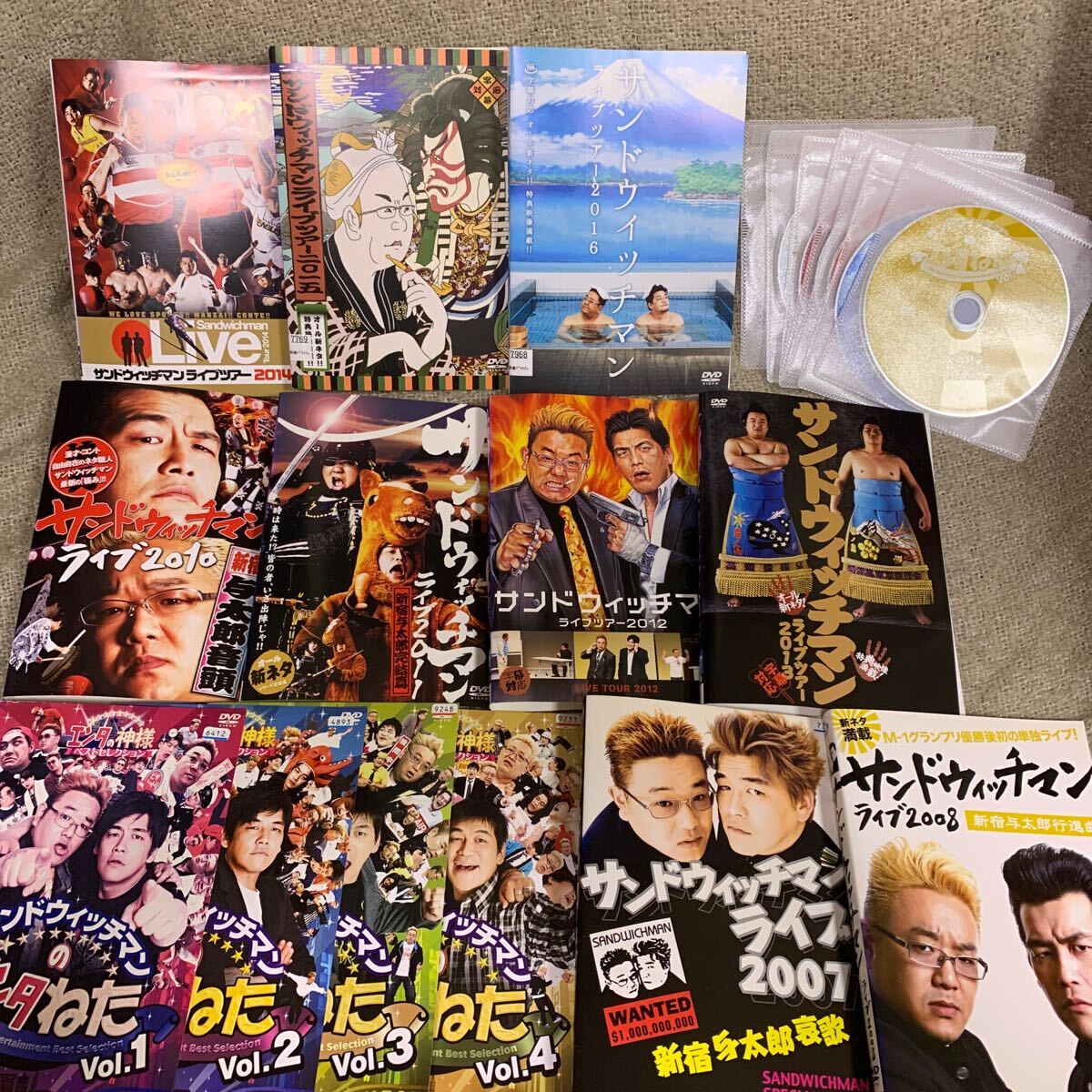 サンドウィッチマン ライブDVD 13枚セット エンタの神様 サンドイッチ