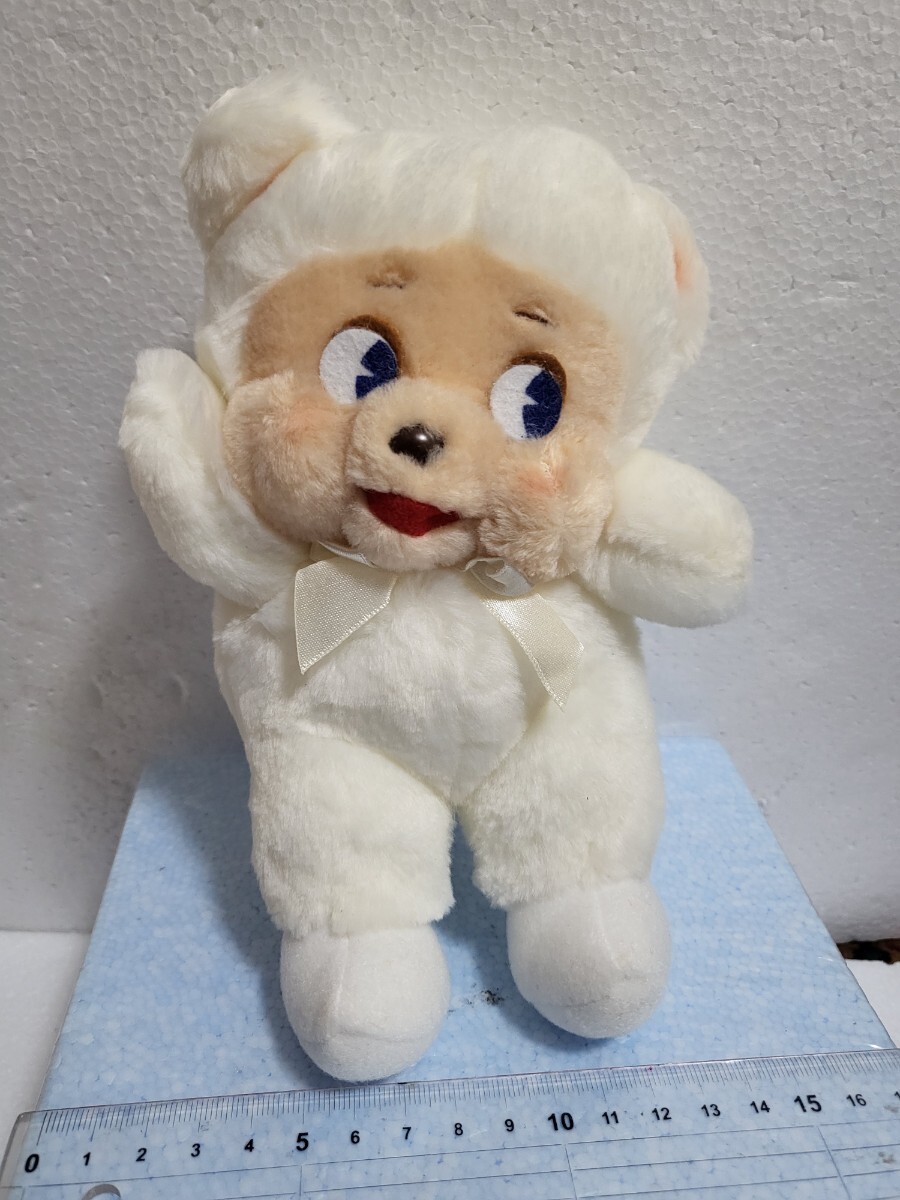 当時物 非売品 文明堂 カンカンベア ぬいぐるみ BUNMEIDO アンティーク