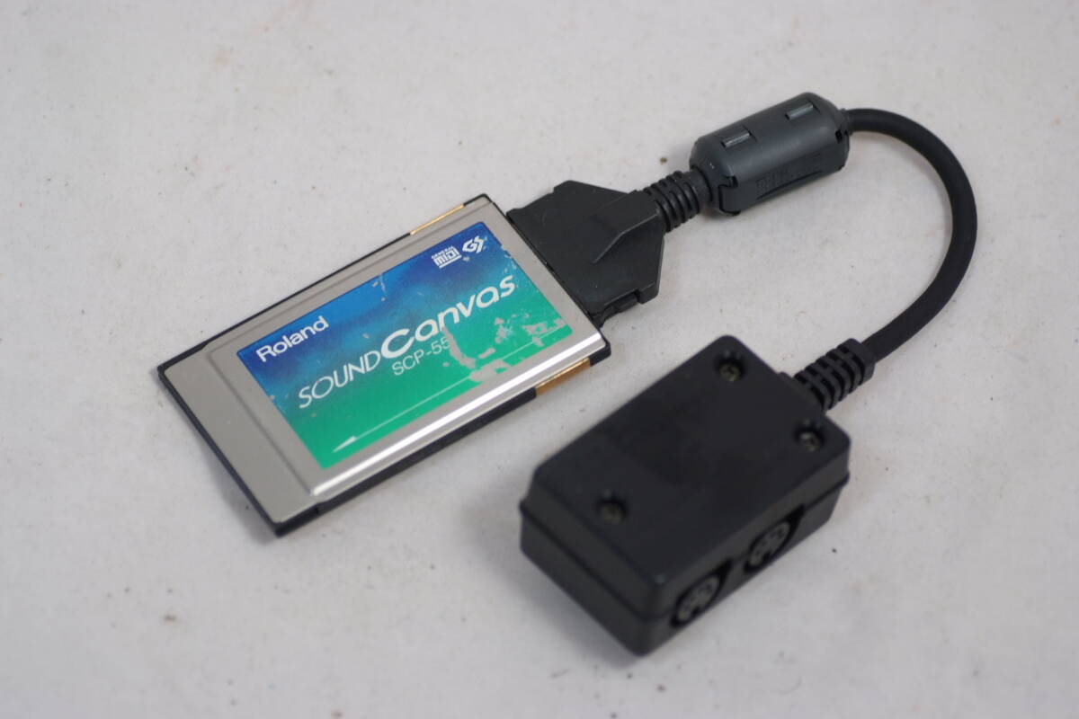 Yahoo!オークション - ローランド(Roland)SCP-55 PCカードでSC-55mkII