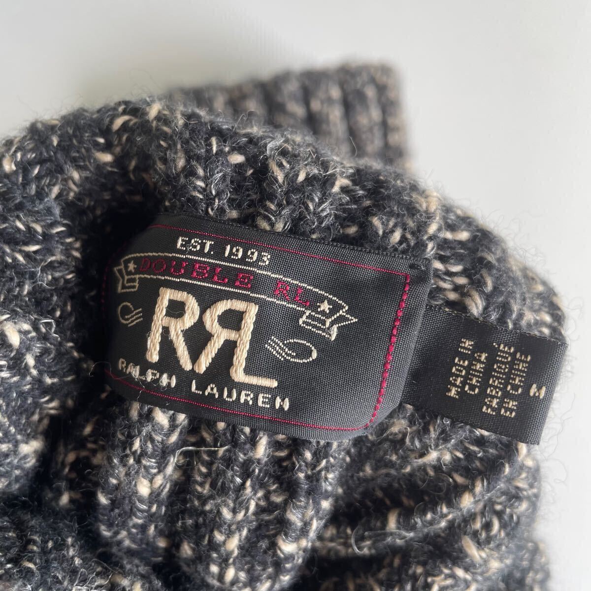 傑作/ベッカム着】RRL “Marled Turtle Neck Sweater” M セーター