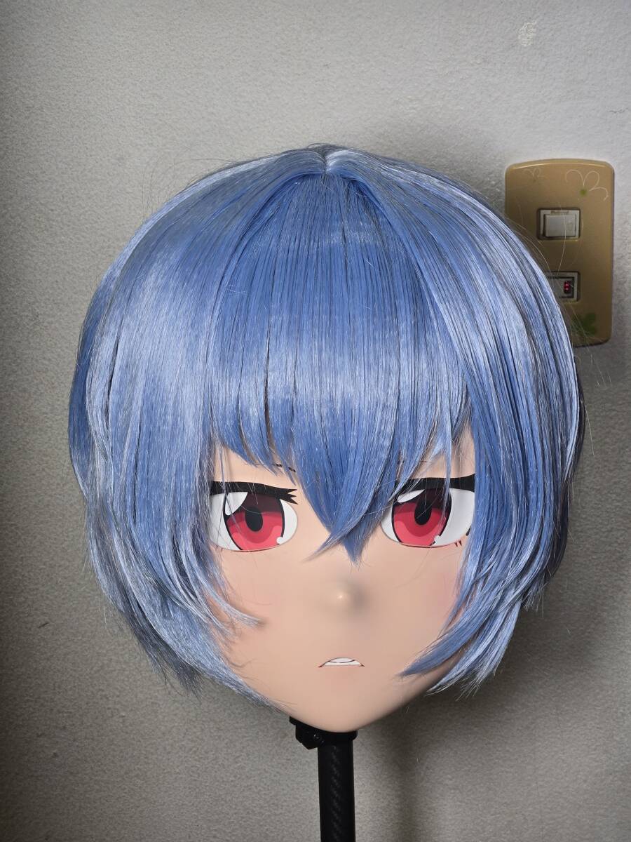 Yahoo!オークション - 美少女 着ぐるみ お面 全頭面 綾波レイ