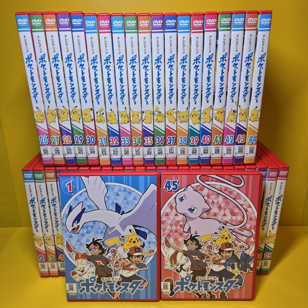 新品ケース交換済み ポケットモンスター 新無印 DVD全45巻セット