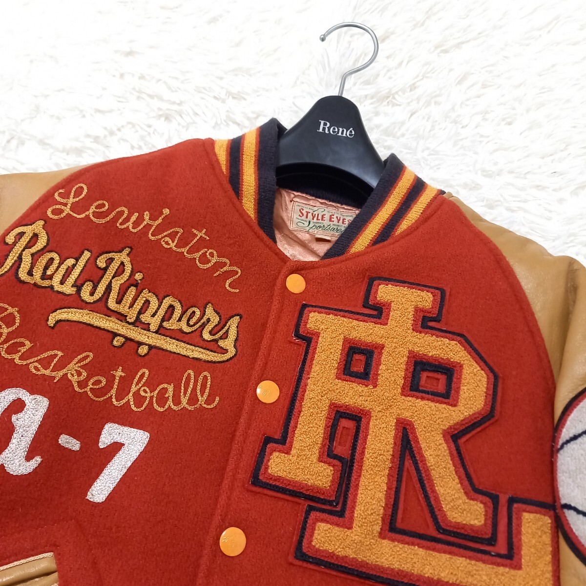 おゆ】STYLE EYES 東洋エンタープライズ スタジャン 牛革 38 Style