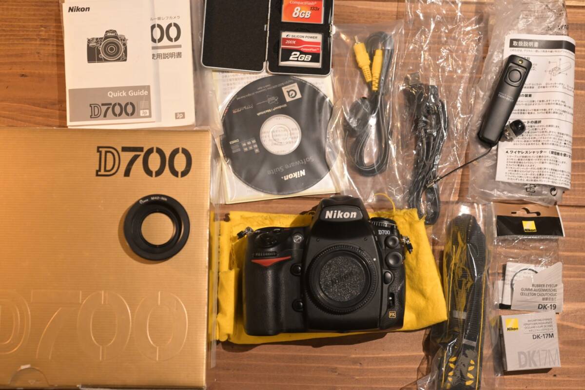 NIKON D700 シャッター回数 44 700回 フルサイズ 付属品多数｜Yahoo