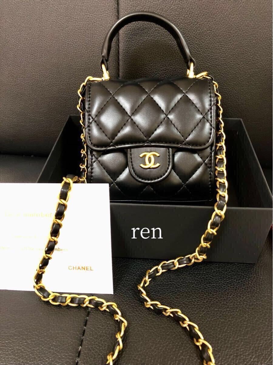 新品 CHANEL シャネル ノベルティ ショルダーバッグ ミラー付き