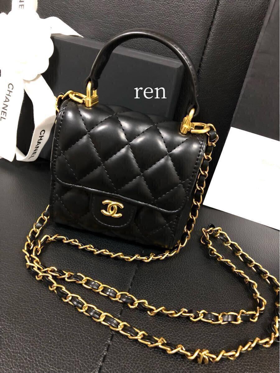 新品 CHANEL シャネル ノベルティ ショルダーバッグ ミラー付き