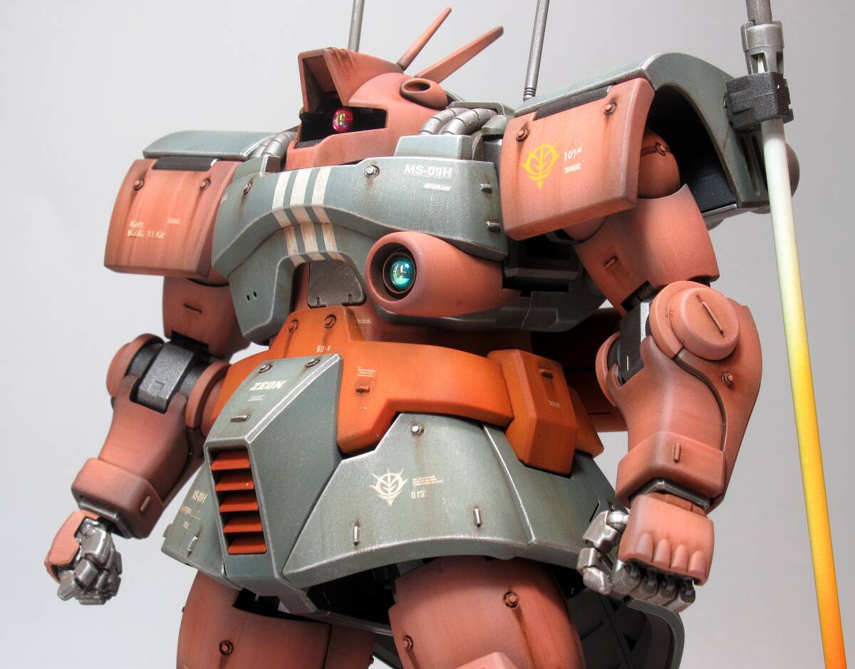 MG 1/100 MS-09H ドワッジ改 戦場風 改修塗装完成品】｜Yahoo!フリマ