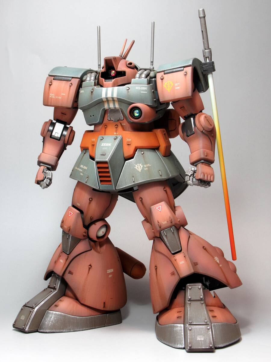 MG 1/100 MS-09H ドワッジ改 戦場風 改修塗装完成品】｜Yahoo!フリマ
