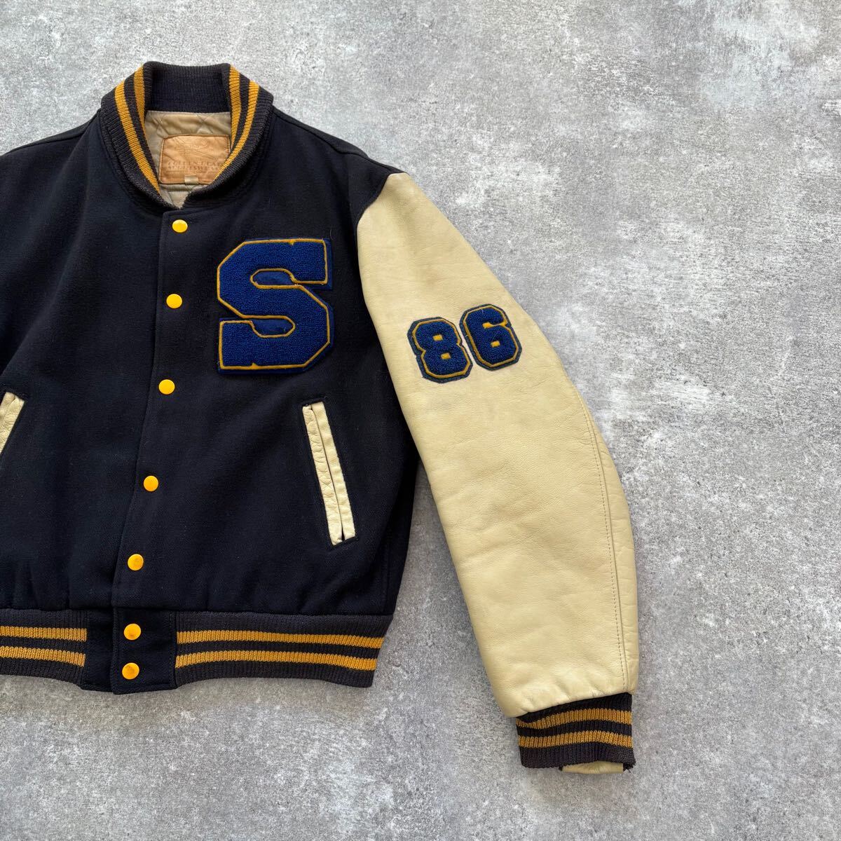 GOLDEN BEAR】ゴールデンベア スタジャン スタジアムジャンパー バー