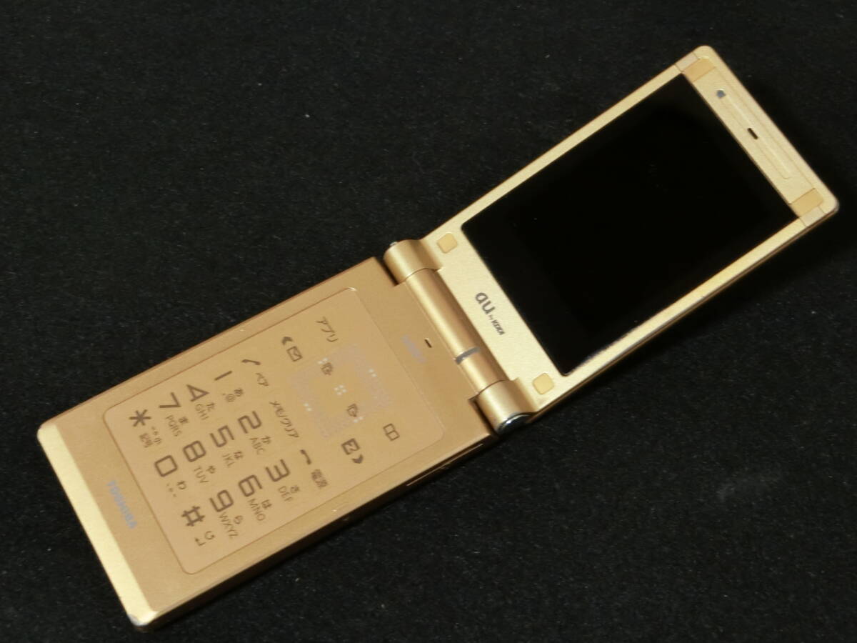 Yahoo!オークション - au 東芝 W55T ゴールド ジャンク扱い ②