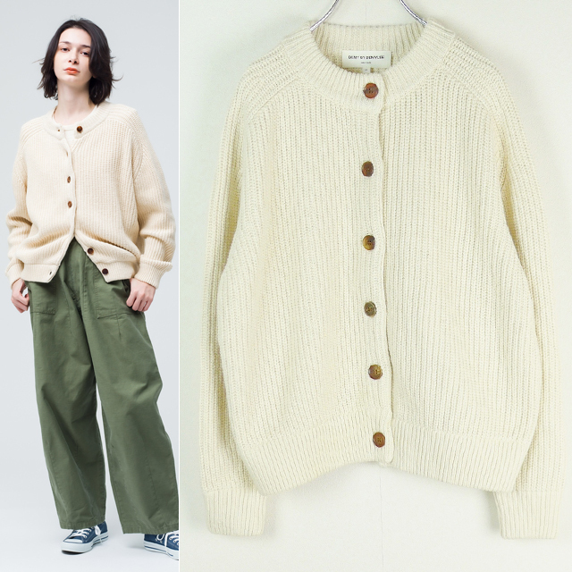 DEMY BY DEMYLEE デミリー 22SS Organic Cotton Taylor Cardigan