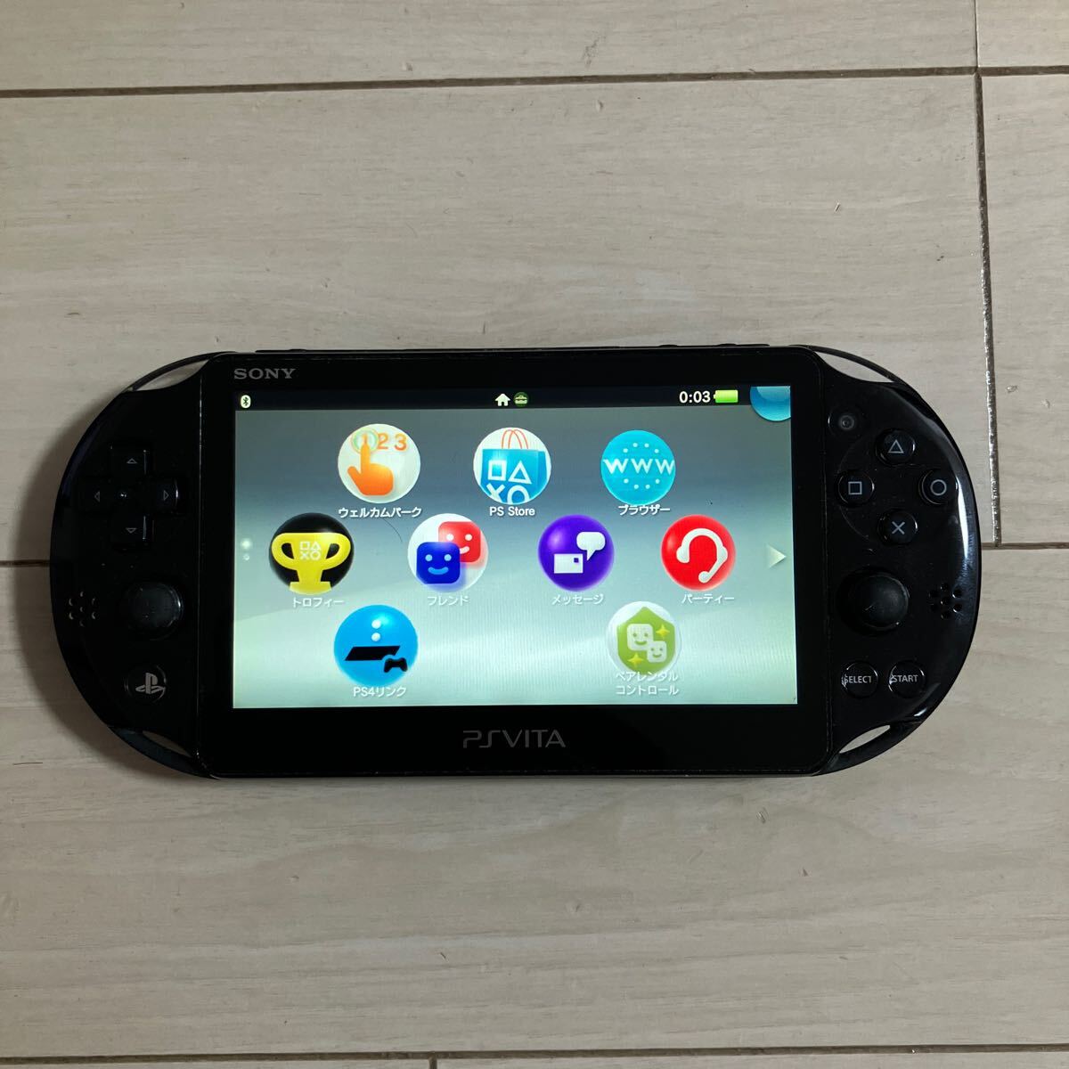 Black PS Vita Handheld 2013 PS Vita - PCH-2000 Video Games