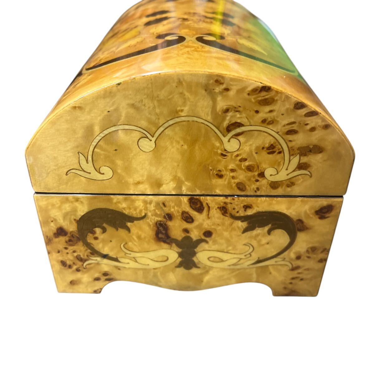 イタリア製象嵌【Demain(ドマン)】ジュエリーボックス オルゴール付き