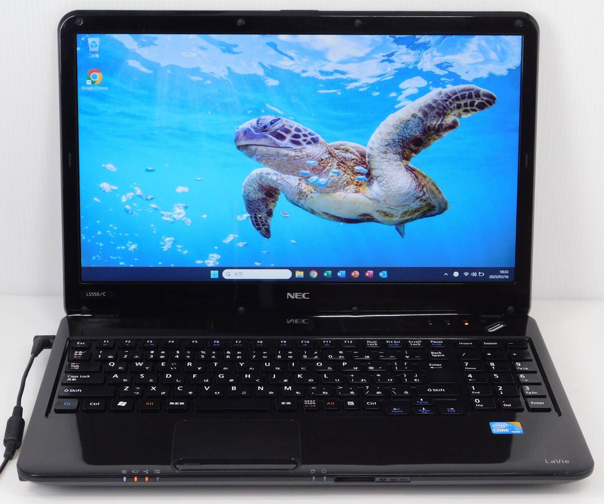 No60110 黒色 Windows11 Corei5 SSD512GB メモリ8G NECノートパソコン