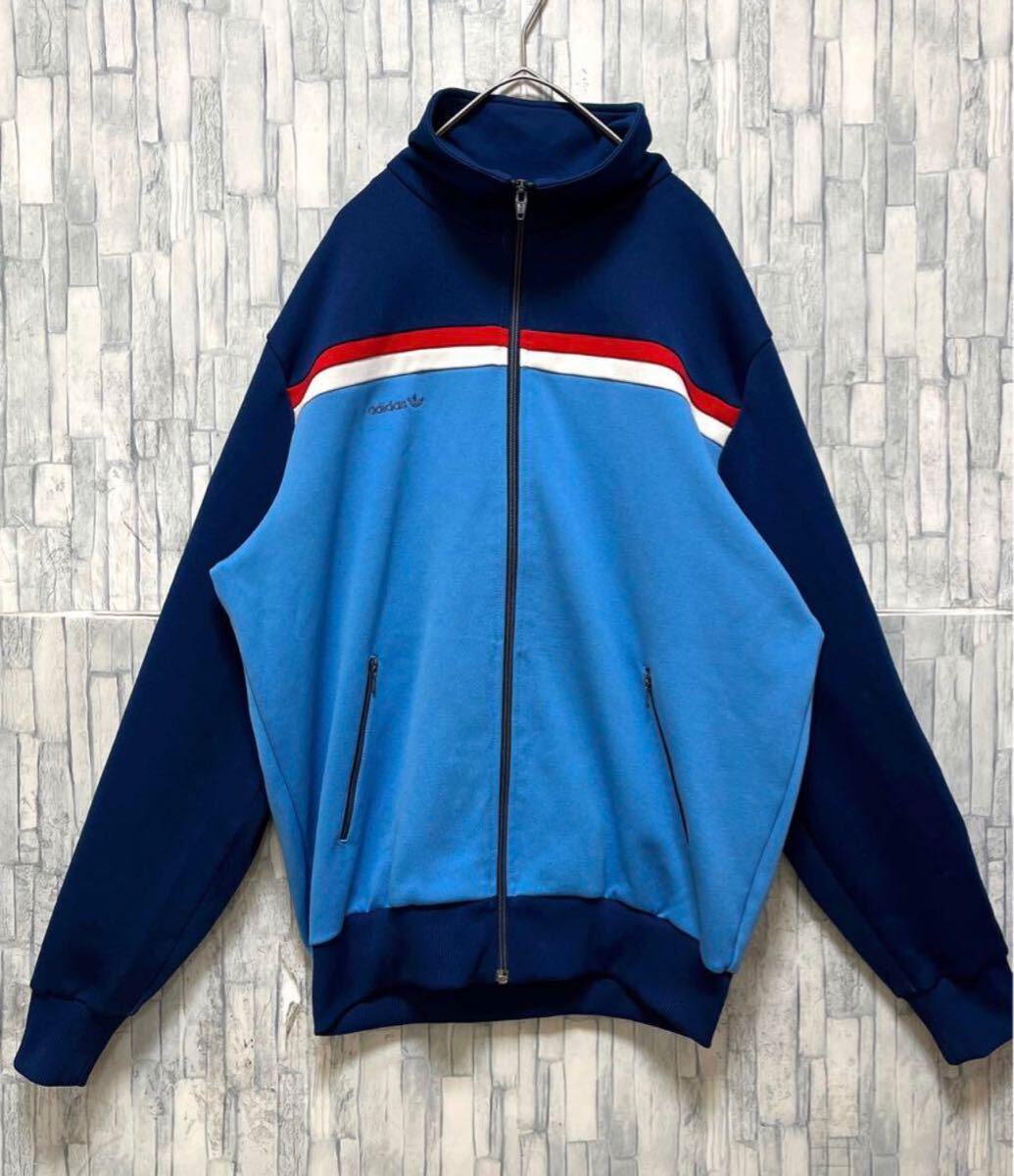 adidas オールド アディダス ジャージ 上 トラックジャケット 70s-80s