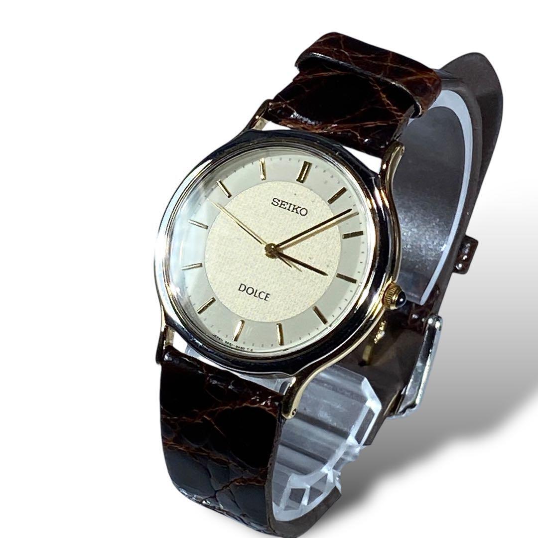 新品電池交換済 SEIKO DOLCE ドルチェ 5E61-0A20 腕時計｜Yahoo!フリマ