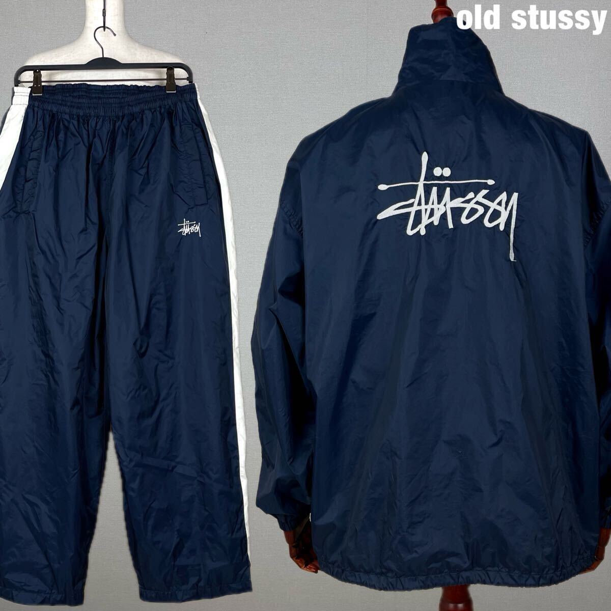old stussy 90s ビンテージ SPORT 刺繍 セットアップ オールド