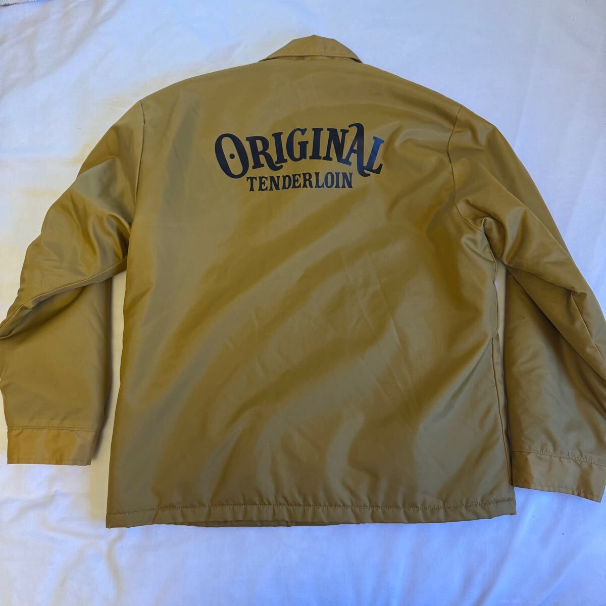 テンダーロイン コーチジャケット ナイロン S マスタード 黄 ボア