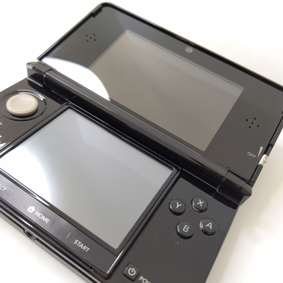 Nintendo ニンテンドー3DS クリアブラック 画面極美品 任天堂ゲーム機