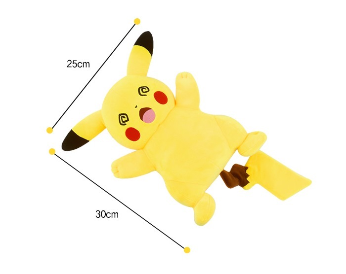 送料無料 韓国限定 ポケモン ぐるぐるピカチュウぬいぐるみ Mサイズ