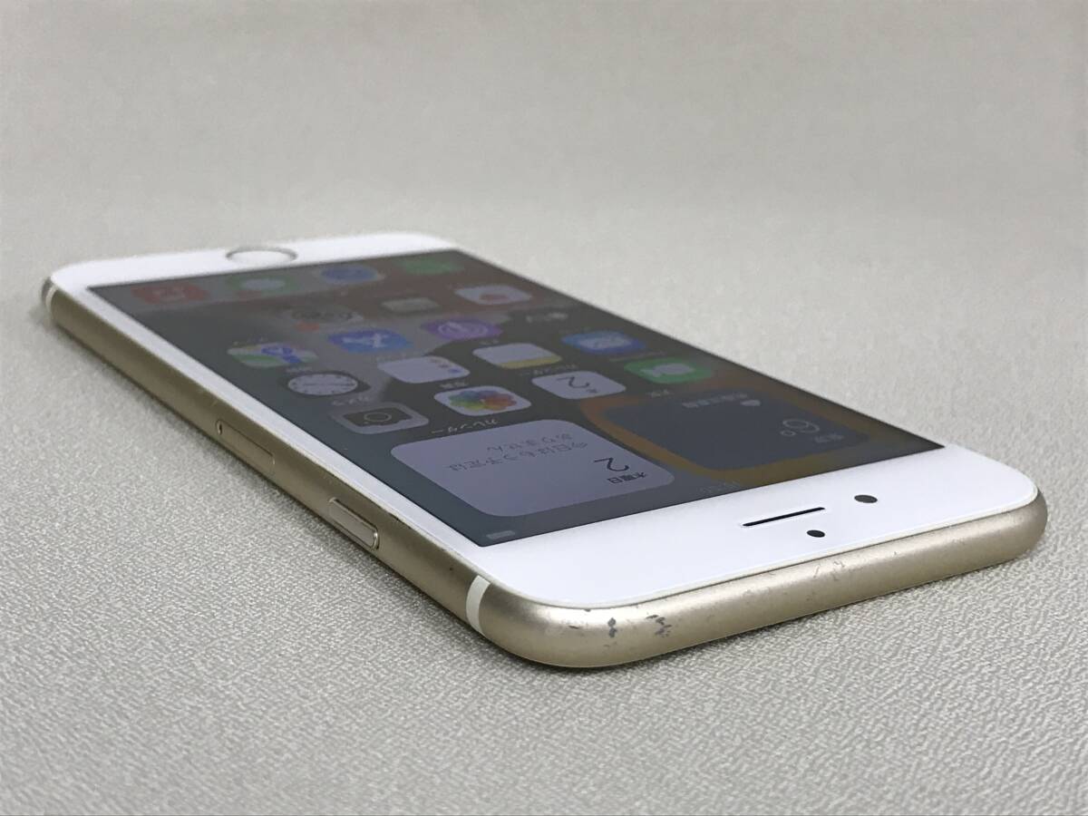 送料無料 iPhone 6s 64GB MKQQ2J/A ゴールド SIMFREE 解除済み 利用