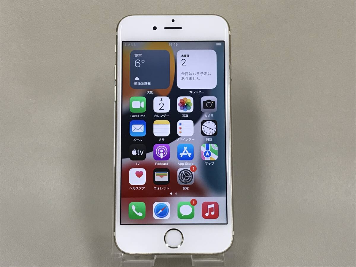 送料無料 iPhone 6s 64GB MKQQ2J/A ゴールド SIMFREE 解除済み 利用