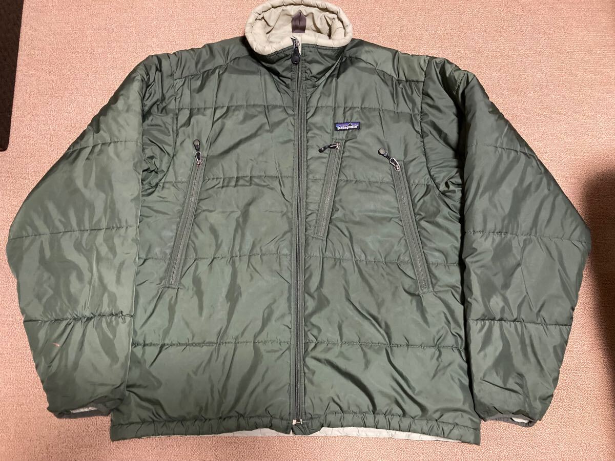 パタゴニア パフジャケット L オリーブ カーキ Patagonia 中綿