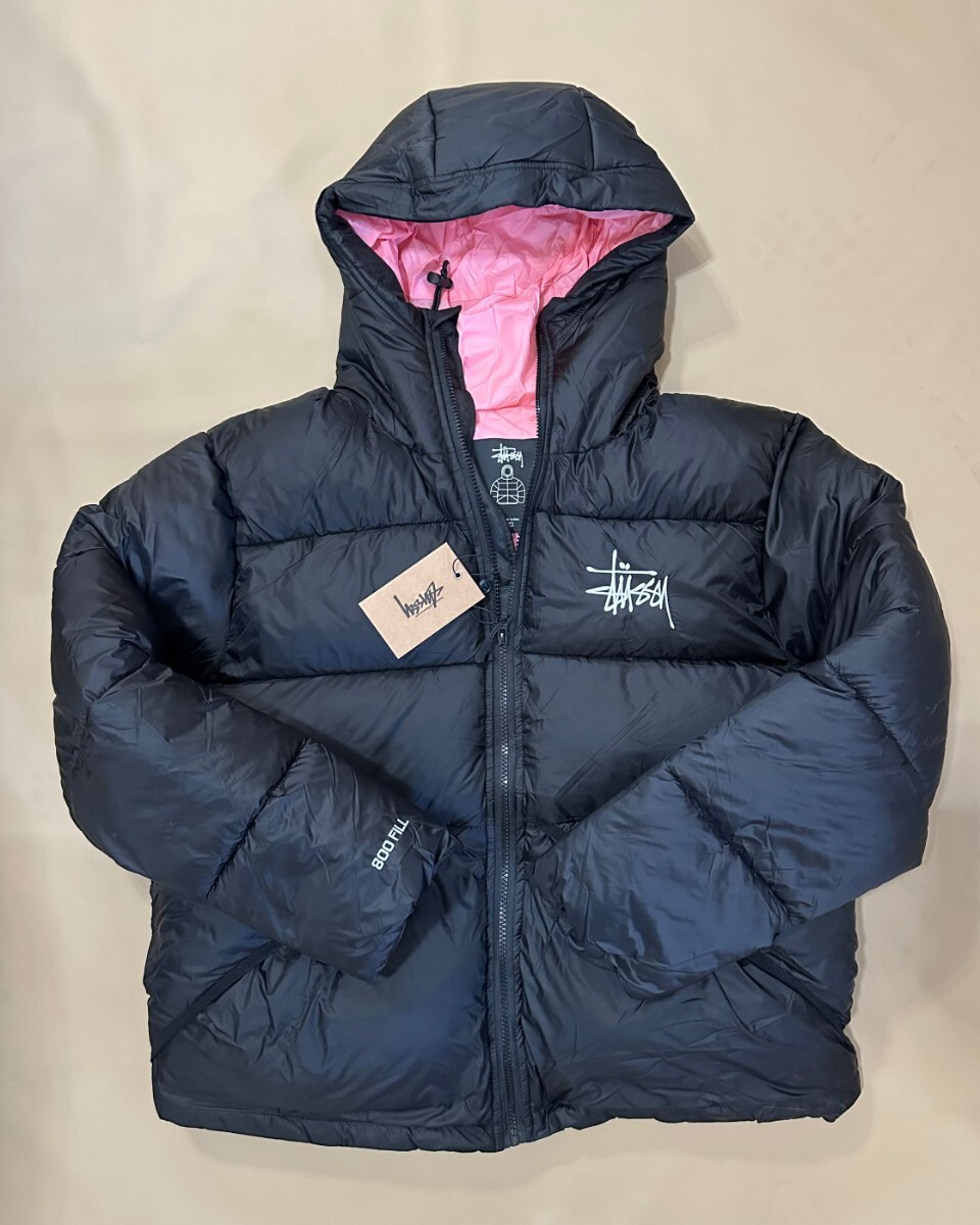 Yahoo!オークション - STUSSY ステューシー ダウンジャケット フード付
