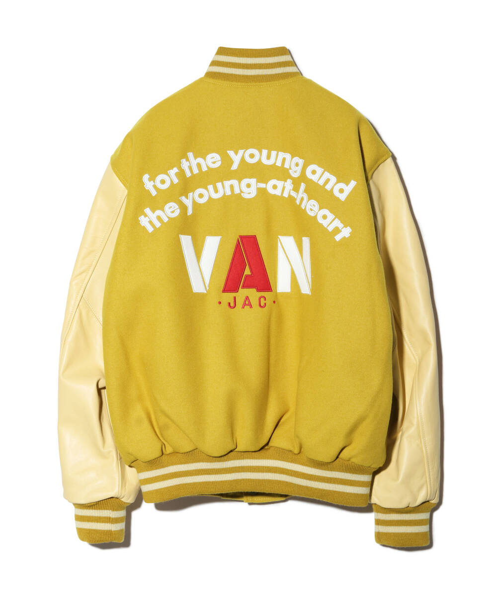 激レア・稀少 VAN JAC ヴァン ジャケット 定番 袖革スタジャン 限定