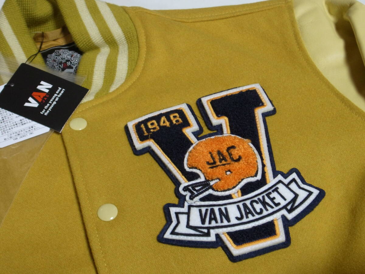 激レア・稀少 VAN JAC ヴァン ジャケット 定番 袖革スタジャン 限定